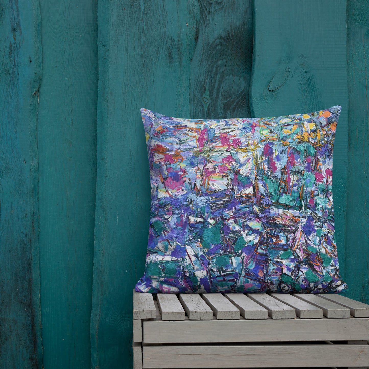 Premium Pillow:  Abstraction in Purple