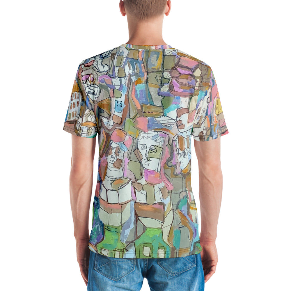 Urban Landscape: Men's Premium Original Art T-Shirt