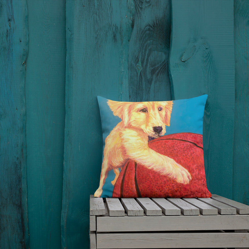 Golden Retriever: Premium Pillow Case