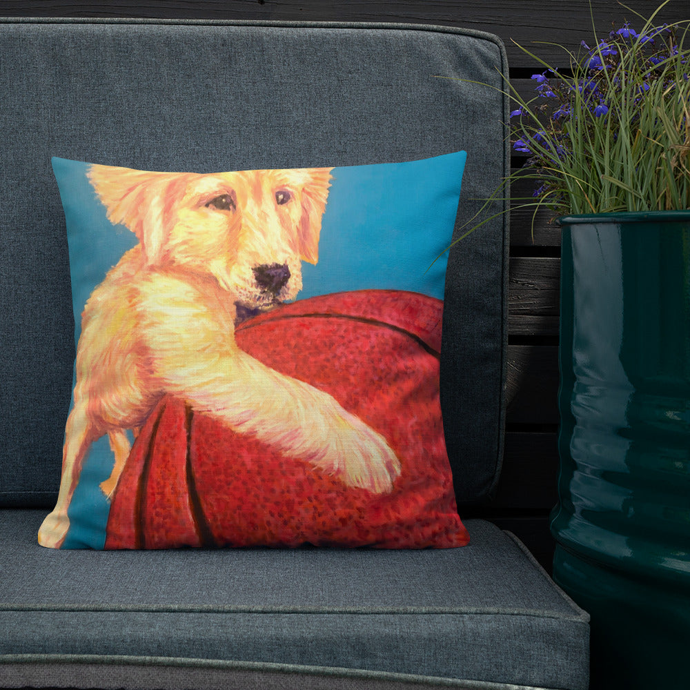 Golden Retriever: Premium Pillow Case