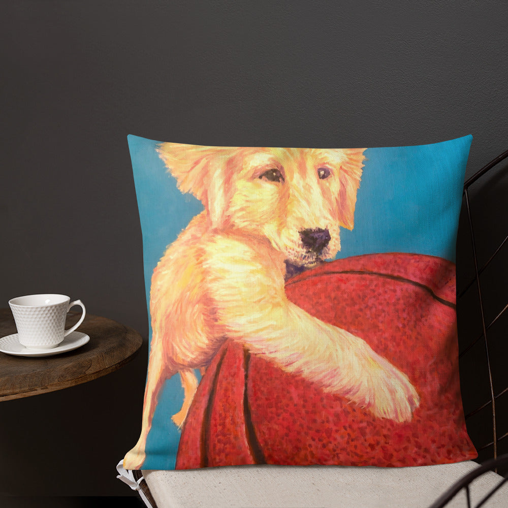 Golden Retriever: Premium Pillow Case