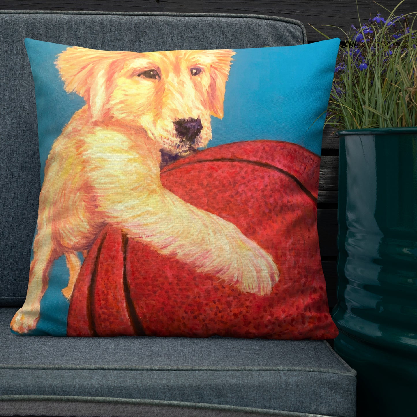 Golden Retriever: Premium Pillow Case